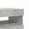 vidaXL TV Cabinets with LED Lights 2 pcs Concrete Grey 60x35x40 cm