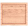 vidaXL Wall Shelf Light Brown 60x50x(2-4) cm Treated Solid Wood Oak