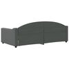 vidaXL Day Bed without Mattress Dark Grey 90x190 cm Fabric