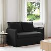 vidaXL Sofa Black 136 x 82 x 85 cm Fabric