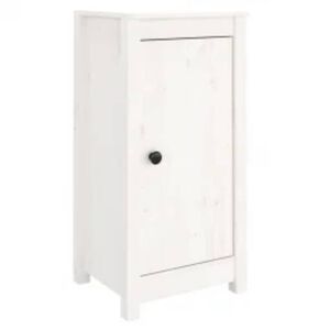 vidaXL Sideboards 2 pcs White 39x35x80 cm Solid Wood Pine