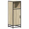 vidaXL Bathroom Cabinet Sonoma Oak 35x37.5x100 cm Engineered Wood