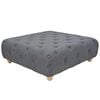 vidaXL Pouffe Fabric 80x80x30 cm Dark Grey