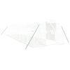 vidaXL Greenhouse with Steel Frame White 36 m&sup2; 12x3x2 m