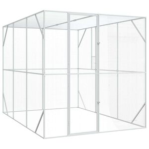vidaXL Bird Cage Anthracite 210 x 304 x 213 cm Galvanised Steel