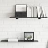 vidaXL Bookshelf Boards 8 pcs High Gloss Grey 80x20x1,5 cm Engineered Wood