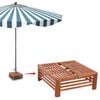 Wooden Parasol Stand Cover