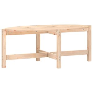 vidaXL Coffee Table 118x63x45 cm Solid Wood Pine