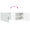 vidaXL Kitchen Cabinet 2 pcs High Gloss White 50 x 31 x 40 cm