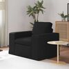 vidaXL Sofa Black 103 x 80 x 82 cm Fabric