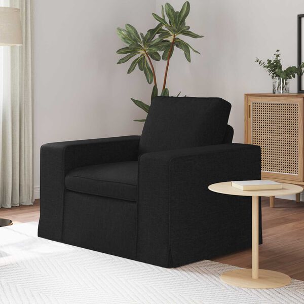 vidaXL Sofa Black 103 x 80 x 82 cm Fabric