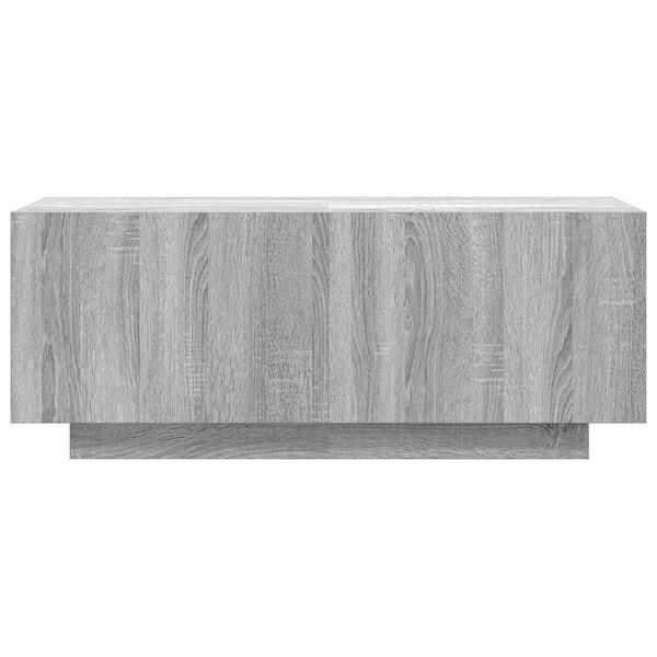 vidaXL TV Cabinet Grey Sonoma 100x35x40 cm Engineered Wood