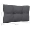 vidaXL Garden Corner Sofa with Cushions Black Solid Pinewood