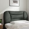 vidaXL Headboard Cushion "Hvar" Dark Grey 90 cm Fabric