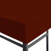 vidaXL Gazebo Top Cover 310 g/m² 3x3 m Terracota