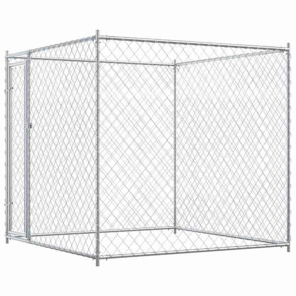 vidaXL Outdoor Dog Kennel 193x193x185 cm