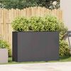 vidaXL Planter Black 120x40x80 cm Cold-rolled Steel