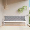 vidaXL Garden Bench Cushions 2pcs Grey 200x50x7cm Oxford Fabric