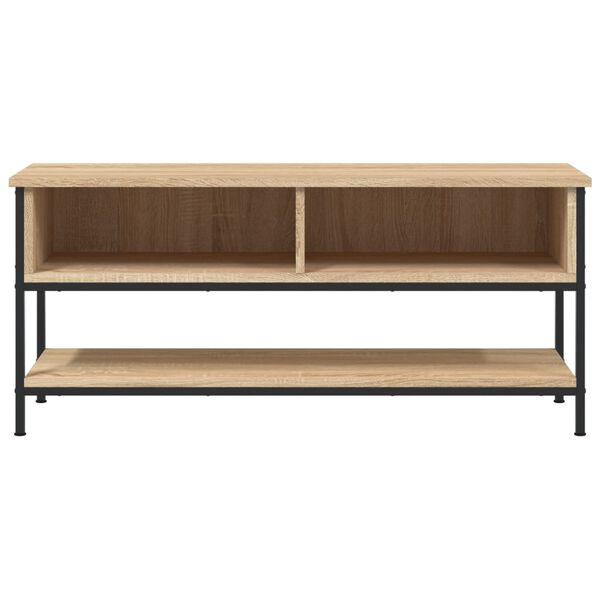 vidaXL TV Cabinet Sonoma Oak 100x35x45 cm Engineered Wood