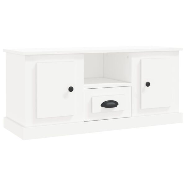 vidaXL TV Cabinet White 100x35.5x45 cm Engineered Wood
