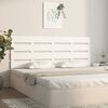vidaXL Headboard White 150x3x80 cm Solid Wood Pine