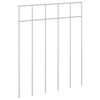 vidaXL Garden Fence Panel 24 pcs 25 x 30 cm Galvanised Steel Silver