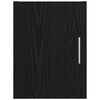 vidaXL Wall-Mounted Cabinet Wall-mounted Black Oak 30 x 42.5 x 39.5 cm