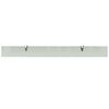 vidaXL Floating Shelves 2 pcs Glass 100x10 cm 8 mm
