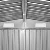 vidaXL Garden Shed 257x298x178 cm Metal Grey