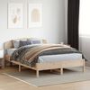 vidaXL Bed Frame without Mattress 150x200 cm King Size Solid Wood Pine