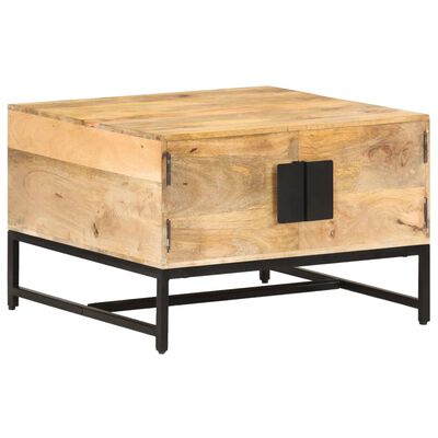 vidaXL Coffee Table 67x67x45 cm Solid Mango Wood