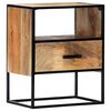 vidaXL Nightstand 40x30x50 cm Solid Mango Wood