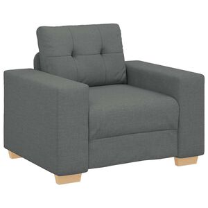 vidaXL Sofa Chair Dark Grey 100x78x80 cm Fabric
