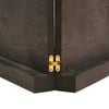vidaXL Bathroom Countertop Dark Brown 120x60x(2-6) cm Treated Solid Wood