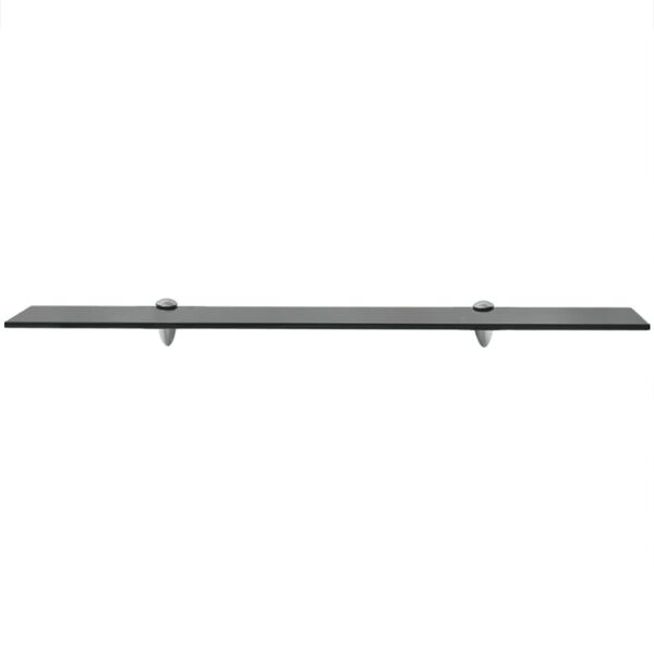 vidaXL Floating Shelves 2 pcs Glass 80x10 cm 8 mm