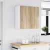 vidaXL Hanging Cabinet Lyon Sonoma Oak 60x31x60 cm Engineered Wood