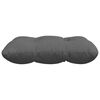 vidaXL Seat Cushions 4 pcs Dark Grey 40 x 40 x 12 cm Fabric