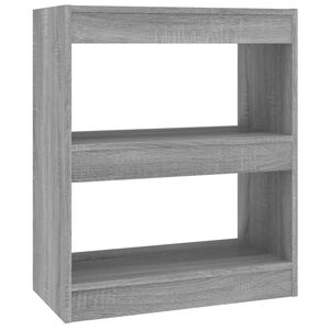 vidaXL Book Cabinet | Grey sonoma | Engineered wood | Medium | Book Cabinet