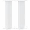 vidaXL Plant Stands 2 pcs White 30x30x95 cm Engineered Wood