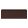 vidaXL Garden Shed 257x489x181 cm Metal Brown