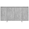 vidaXL Sideboard Concrete Grey 135x41x75 cm Engineered Wood