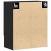 vidaXL Wall-mounted Cabinet Black Oak 60 x 31 x 70 cm Engineered Wood