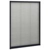 vidaXL Plisse Insect Screen for Windows Aluminium Anthracite 80x120 cm