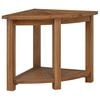 vidaXL Bathroom Side Table Natural 45 x 45 x 46 cm Solid Teak Wood