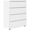 vidaXL Storage Cabinets 80 x 48 x 105 cm Engineered Wood White