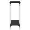 vidaXL Console Table Black oak 101 x 30.5 x 75 cm Engineered wood