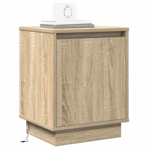 vidaXL Bedside Cabinet 2 pcs Sonoma Oak 39 x 34.5 x 50 cm