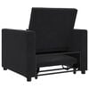 vidaXL Single Sofa Bed Reclining Black 90 x 165 x 87 cm Velvet