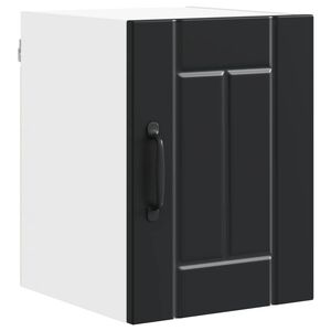 vidaXL Wall Cabinet LUCCA Black 30 x 31 x 40 cm Engineered Wood