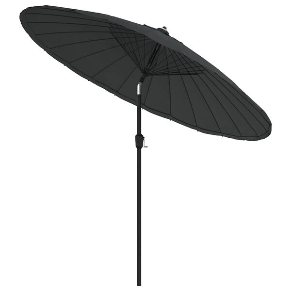 vidaXL Garden Parasol with Aluminium Pole 270 cm Anthracite